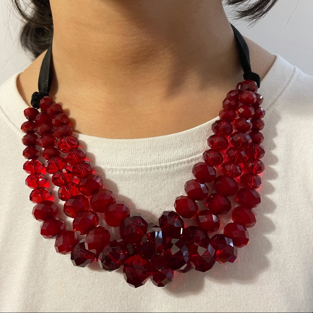 M.Haskell red necklace.